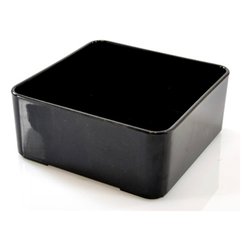 Coppetta Plastica (15cm) quadra BUFFET 2.0 Nero 7316