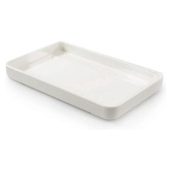 Vassoio Plastica (22x14cm) BUFFET 2.0 Bianco 7361