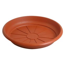 Sottovaso (16 cm) plastica MEDITERRANEO Terracotta 83160
