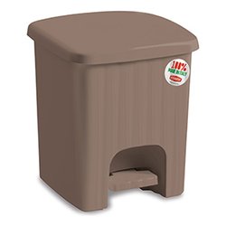 Pattumiera bagno (4,5Lt) coperchio a pedale PEDALINA Tortora 38523