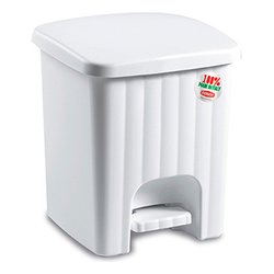 Pattumiera bagno (4,5Lt) coperchio a pedale PEDALINA Bianco 38505