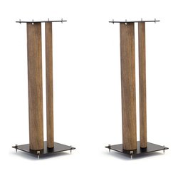 Supporto casse pavimento STYLUM 3 Oak satin e Black NORSTY3OK (80cm)