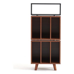 Mobile HI FI STOCKHOLM 1100 Black e Walnut NORSTO110ABSWN
