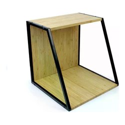 Vinyl LP Case Pensile Bambou e Black (35cm)