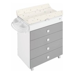 Bagnetto fasciatoio 3 cassetti (93x47x100,5cm) ASIA Grigio 918006 C270