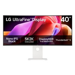Monitor 40" ( IPS 5120x2160 UWUHD 5K 120Hz ) ULTRAFINE Curvo White 40U990A W