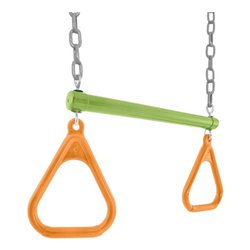 Trapezio con maniglie, catene e ganci altalene intex 44007