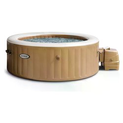 Spa idromassaggio Pure 120 getti (196x71cm) 4 persone BUBBLE MASSAGE Beige Sahara 28426