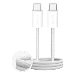 Cavo USB C FABRIK 100W White 1m PUCCC100WFABK4WHI