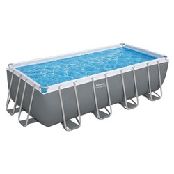 Piscina con pompa filtro (488x244x122cm) per 4 - 5 persone STEEL PRO MAX Grigio 56670 7