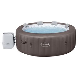 Spa idromassaggio Dominica HydroJet gonfiabile Wi-Fi (196x71cm) 4 - 6 persone LAY Z SPA Marrone 6001S
