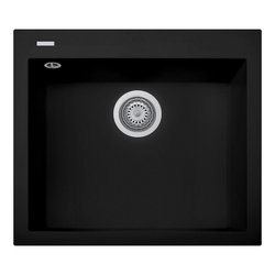 Lavello 1 vasca (60x51cm) CUBE Deep Black Opaco ON6010N6