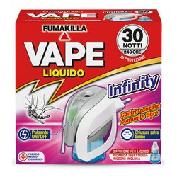 Elettroemanatore per insetticida liquido ( 1 ricarica inodore inclusa ) Set 30 notti INFINITY GA2265500