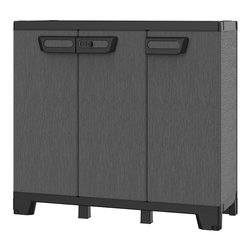 ARDESIA CAB 102B Armadio plastica 3 Ante battenti (100cm) Mobile KIT