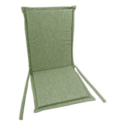 Cuscino poltrona misto cotone Dinner Verde 44 (38x88x3,5cm) Sfoderabile