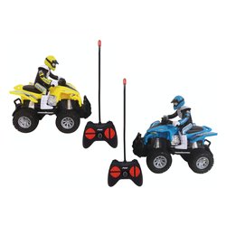 Radiocomando City Quad con luci ATV 27 MHZ (14,3x9x12cm) RADIOCOM Assortito 40740