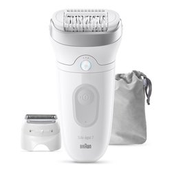 Epilatore SILK EPIL 7 7 041 White e Silver