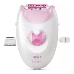 Epilatore SILK EPIL 3 White e Pink SE3 031