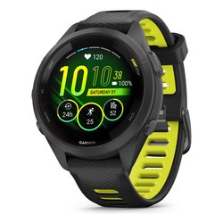 Smartwatch ( AMOLED ) FORERUNNER 265S Black e Yellow 42 mm 010 02810 13