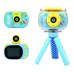 Fotocamera compatta 1Mpx RADIOCOM Click! 3 Blue e Yellow 35922