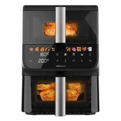 Friggitrice ad aria (10in1) 2000W (10Lt) CECOFRY DuoLevel 10000 DuoSize Window Black A01 EU01 109328