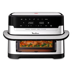 Friggitrice ad aria (7in1) 2700W (9Lt) DUAL EASY Fry Flex EZ922D Black e Inox 1510002882