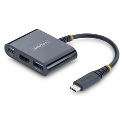 HUB 3 in 1 Black 168B USBC MULTIPORT