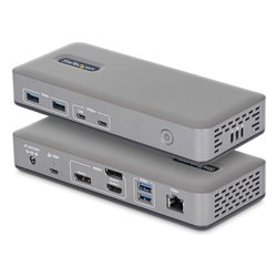 HUB 5 in 1 Docking Station Triple Monitor Gray 199UE USBC DOCK