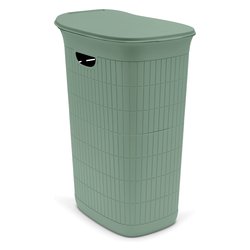 Porta biancheria plastica riciclata (36Lt) DOMUS HOME COLLECTION Green tea 90902