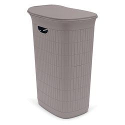 Porta biancheria plastica riciclata (36Lt) DOMUS HOME COLLECTION Greige 90901