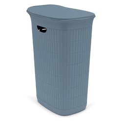 Porta biancheria plastica riciclata (36Lt) DOMUS HOME COLLECTION Smoky blue 90903