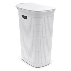 Porta biancheria plastica riciclata (36Lt) DOMUS HOME COLLECTION Bianco 90900