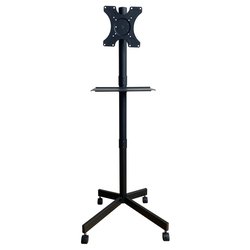 Supporto monitor TV pavimento ( 40 Kg ) VESA 300 x 300 Trolley Black ICA TR201