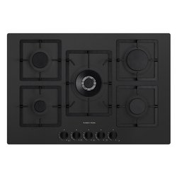 Piano cottura gas 5 zone FLAT75 26 Black (75cm)