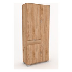 QUADRANTE 773 Armadio 3 Ante battenti, 1 Cassetto Rovere cadiz (75cm)