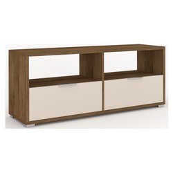 DOUBLE Db801 Base soggiorno Noce mercur e Kashmir (139x41x57cm)