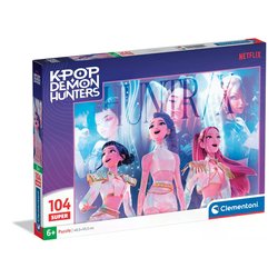 Puzzle 104 pz Super Color 4-6a (48,5x33,5cm) K POP DEMON HUNTERS Assortito 83971