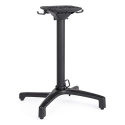 Basamento tavolo alluminio, nylon ELSA Nero 0808044
