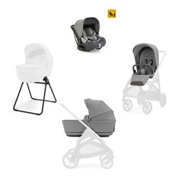 Sistema modulare senza telaio System Quattro con Darwin APTICA Crystal grey AA61T0CLG