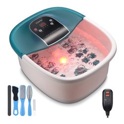 Massaggiatore plantare Foot Spa Massager White e Green PEU R X002 GN