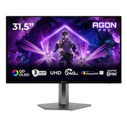 Monitor 31,5" ( OLED 3840x2160 UHD 4K 240Hz ) AGON PRO Black e Gray AG326UZD2