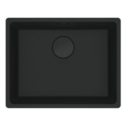 Lavello 1 vasca (55,3x43,3cm) Mrg 110 52 MARIS Black matt Opaco 125 0686 715
