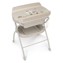 Fasciatoio pieghevole con bagnetto (80x64x102cm) BATH&CO Bears 9700423067