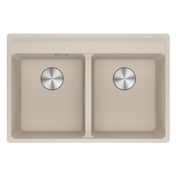 Lavello 2 vasche (76x51cm) Mrg 620 35 35 tl MARIS Sahara Opaco 114 0661 679