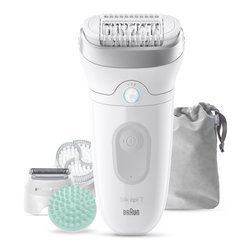 Epilatore SILK EPIL 7 Skin Spa (Ricaricabile) White e Silver SE7 081