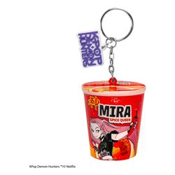 Portachiavi Squishy Mira Flavor Noodles poliuretano (45x50mm) K-POP DEMON HUNTERS Rosso CR2235