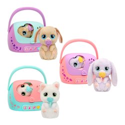 Cucciolo Just Born Puppy con trasportino (11cm) BABY PAWS Assortito 923461