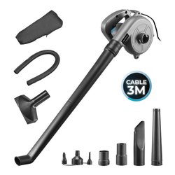 Soffiatore elettrico (700W) con accessori e 3mt cavo AIRFORCE 110808