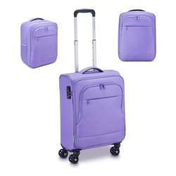 Set trolley morbido 1 pz tg. S con 2 zaini cabina FLYOVER Lavanda 41411685