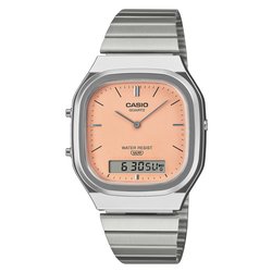 Orologio EDGY Silver e Orange AQ 240E 4AEF